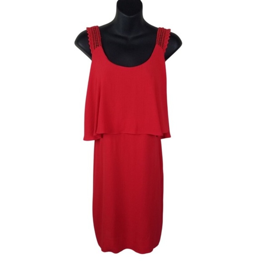Anthropologie Maeve Tisana Crochet Strap Dress Size‎ 2 Petite